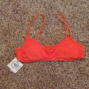 Volcom wild night crop bikini top